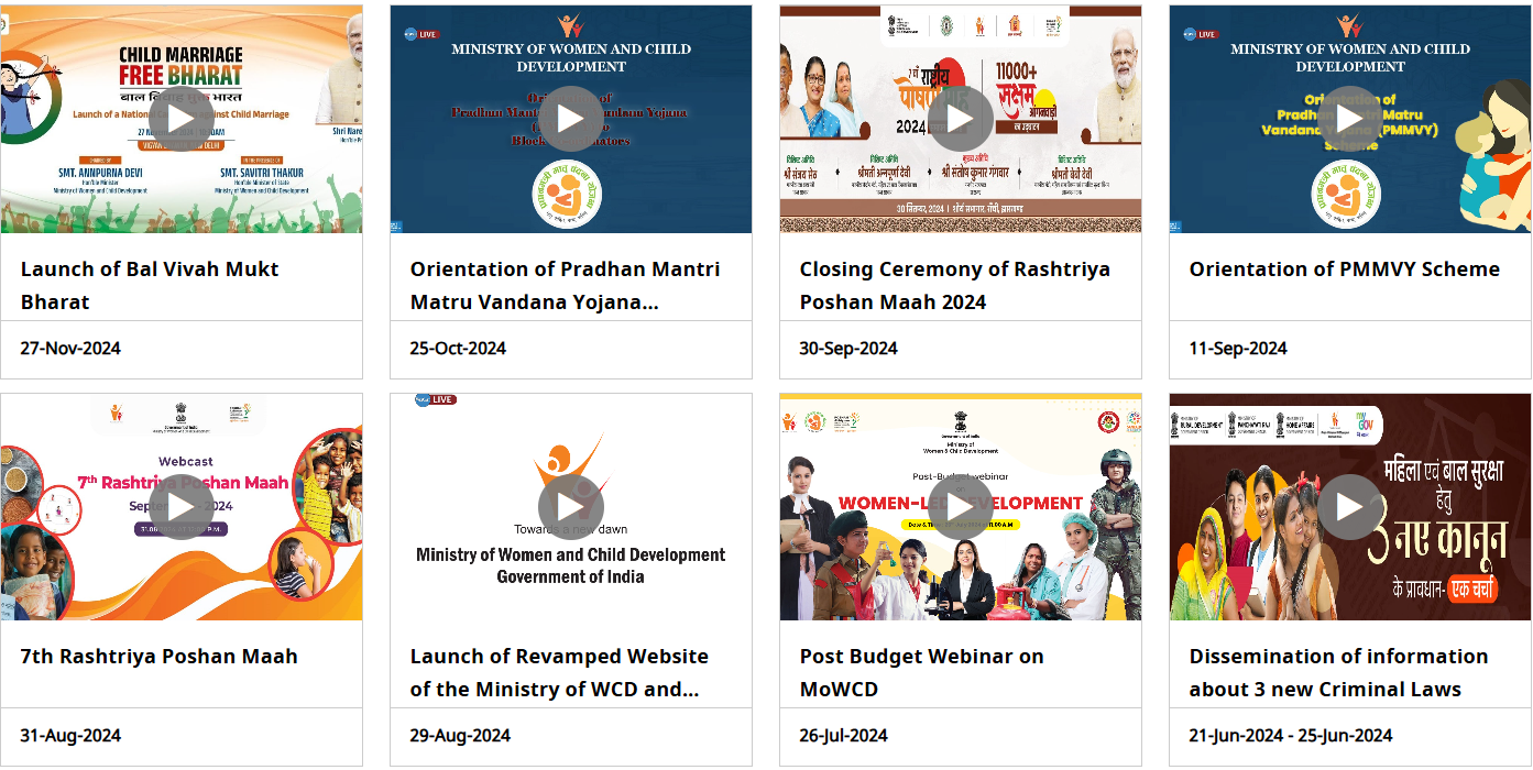 Click Here For Webcast Videos